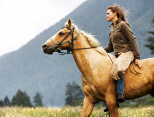 women on horseback